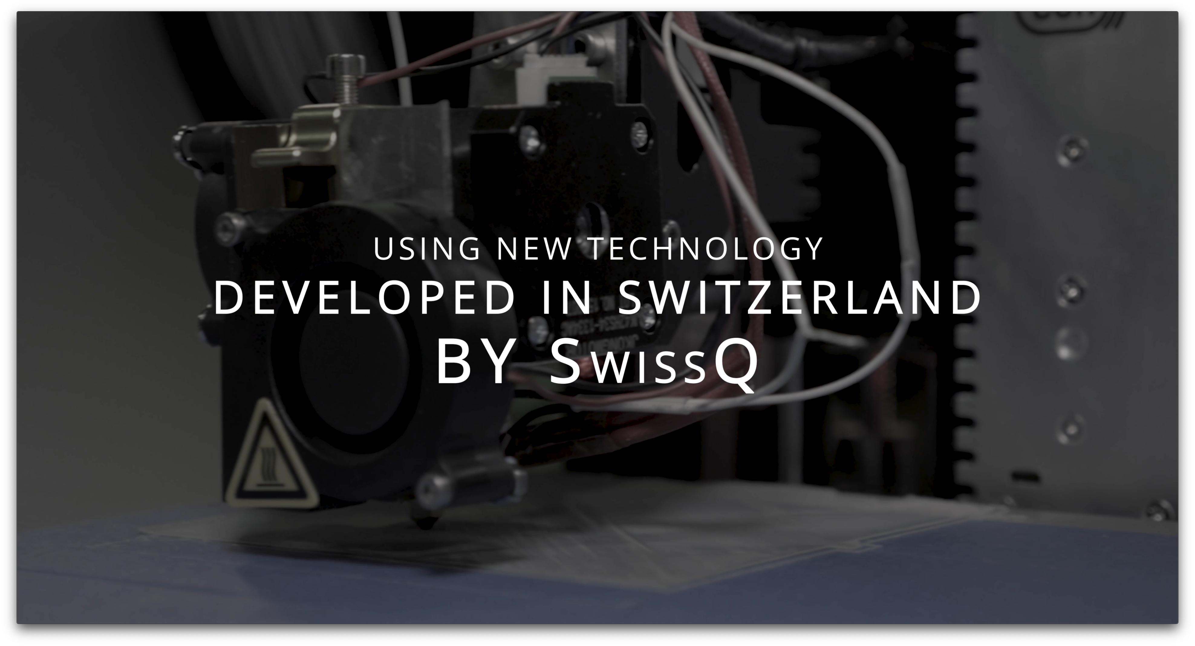 Using new technology developed in Switzerland by SwissQ
