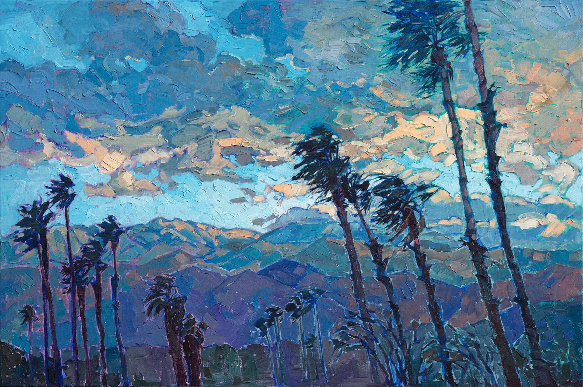 Erin Hanson clouds painting