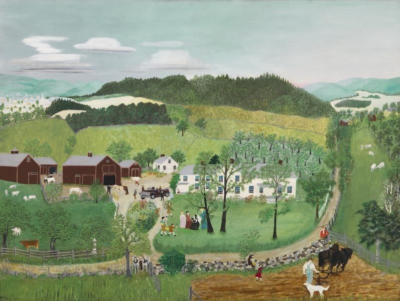 Grandma Moses Goes to the Big City by Grandma Moses