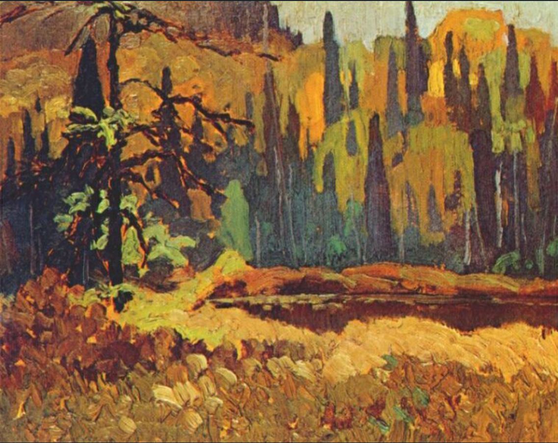 Moose Pond by Frank Johnston
