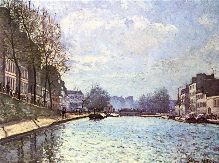 Alfred Sisley painting