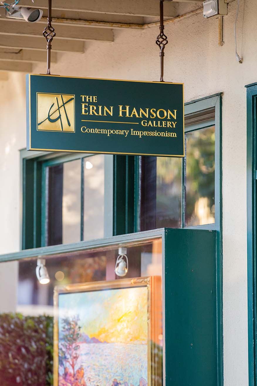 Erin Hanson's new Gallery in Carmel California