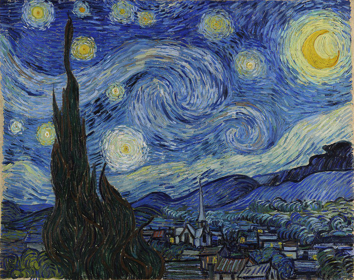 "Starry Night", van Gogh. 1889