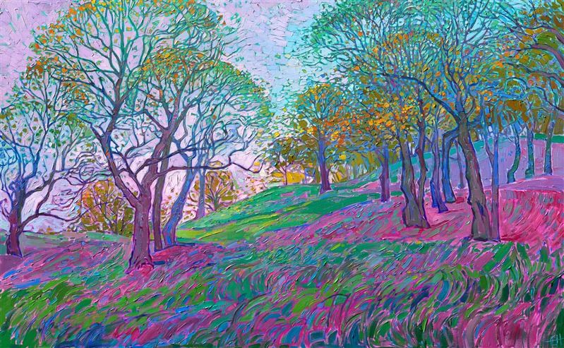 Erin Hanson painting Enchanted Forest
