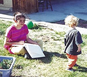 A young Erin Hanson