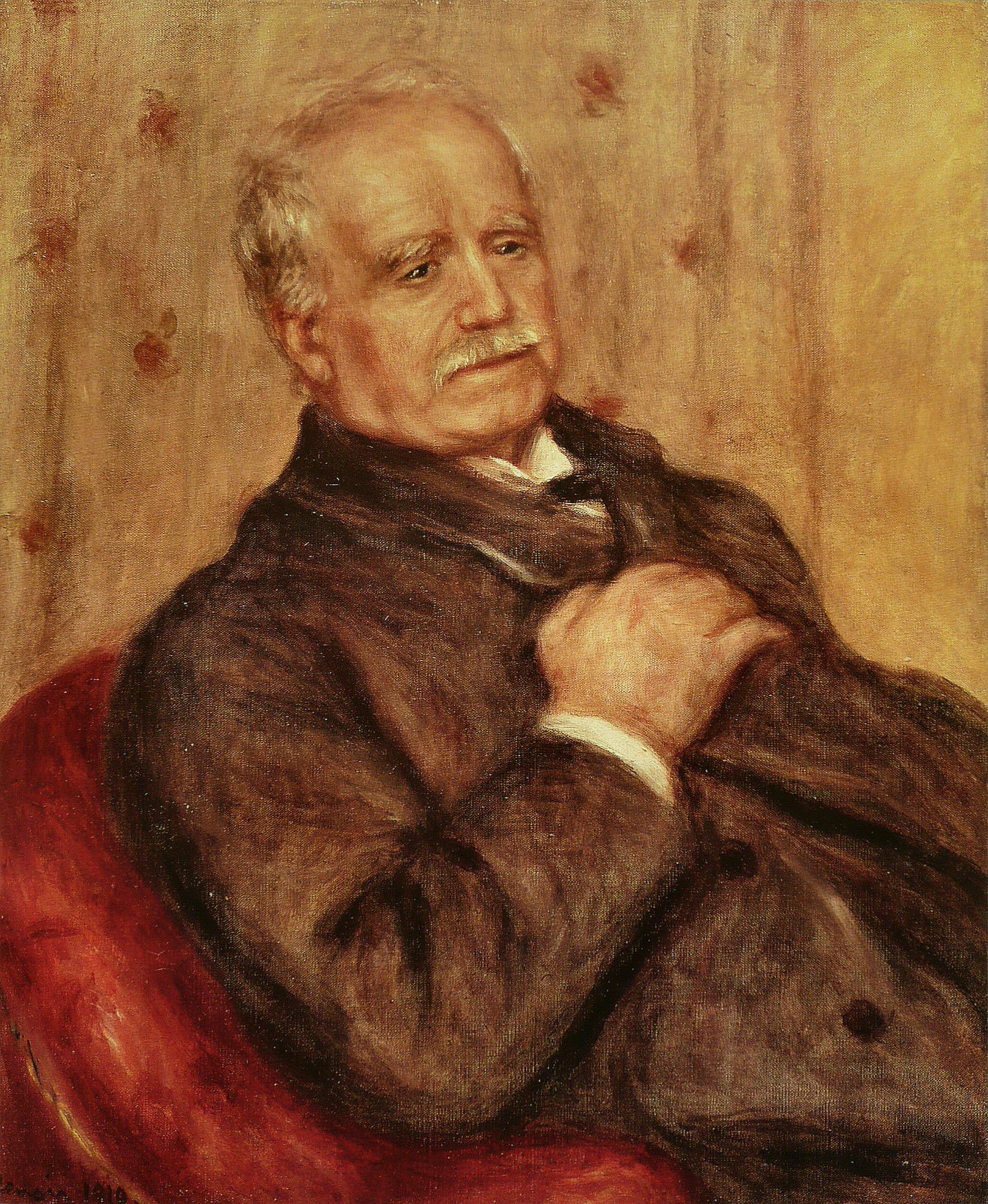 Pierre Auguste Renoir, Portrait of Paul Durand-Ruel, 1910
