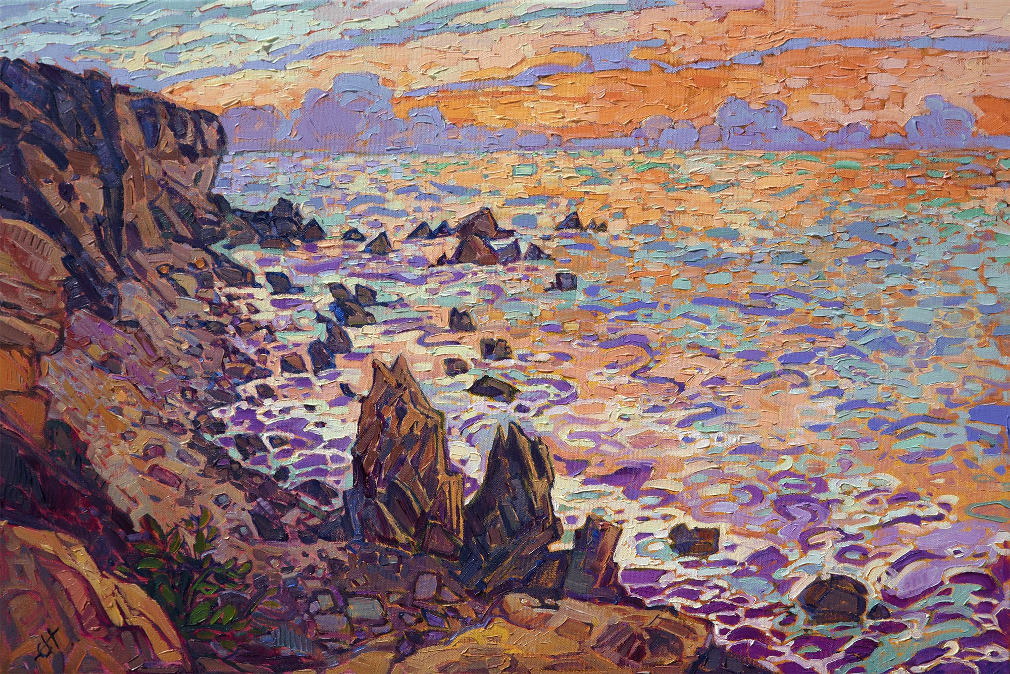 Coastal Sherbet by Erin Hanson