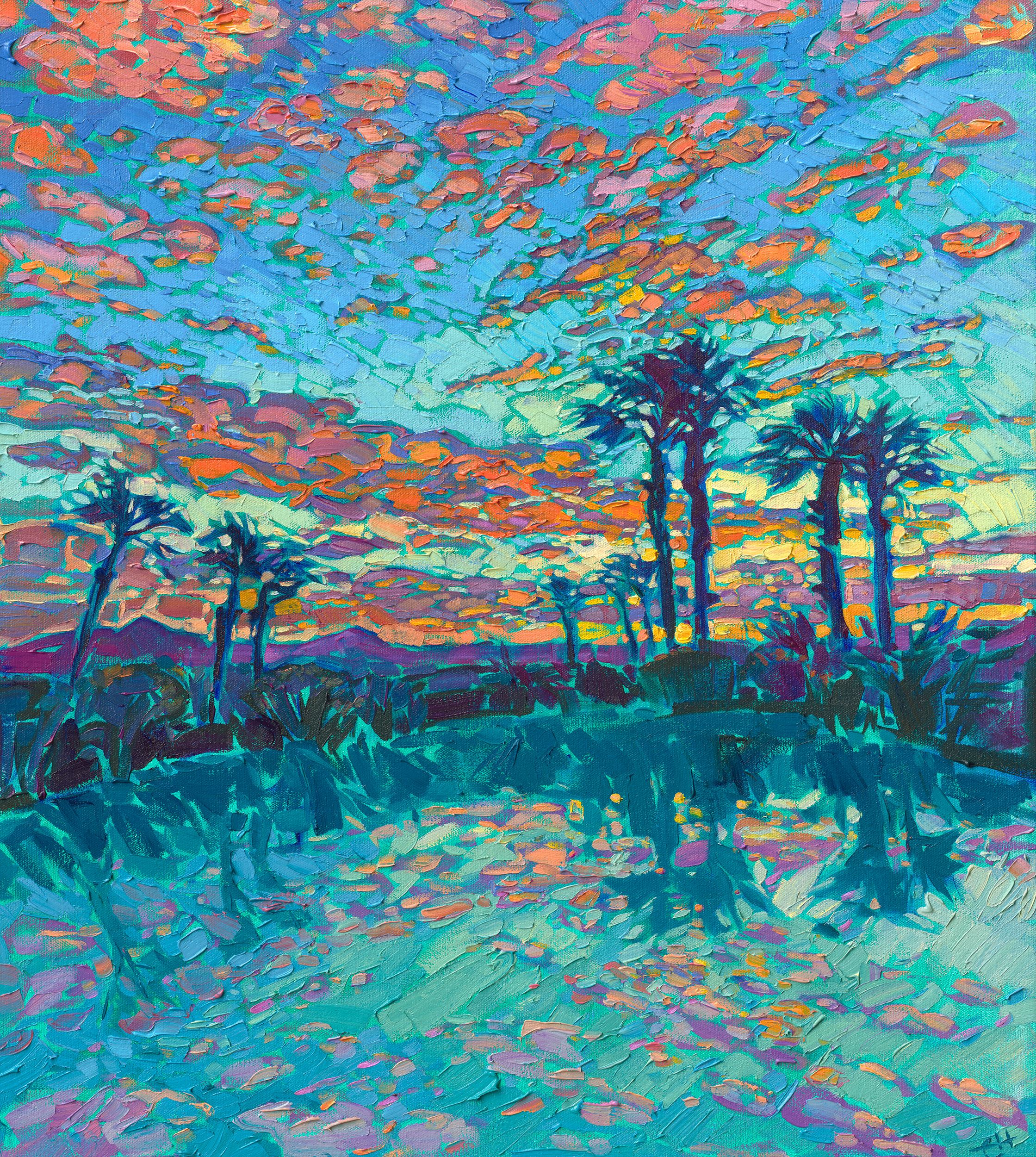 Sunset painting Desert Reflections