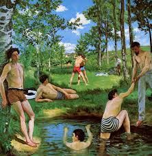Jean Frederic Bazille painting