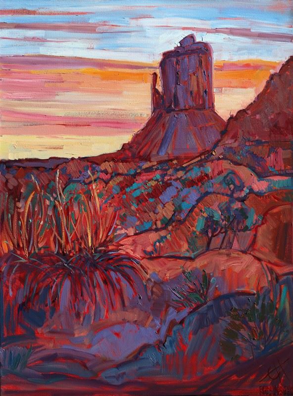 Erin Hanson painting Pale Horizon