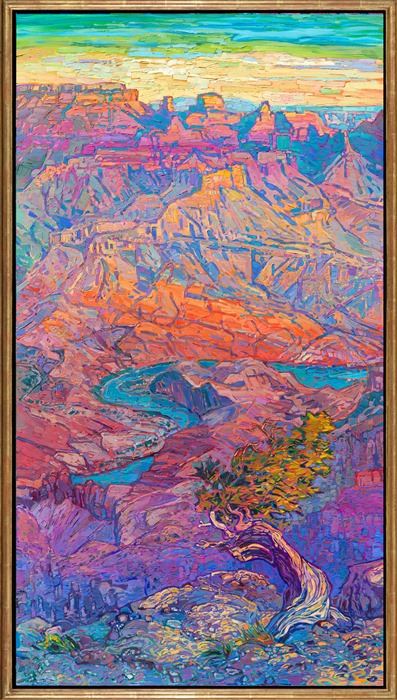 Erin Hanson painting Grand Canyon Light