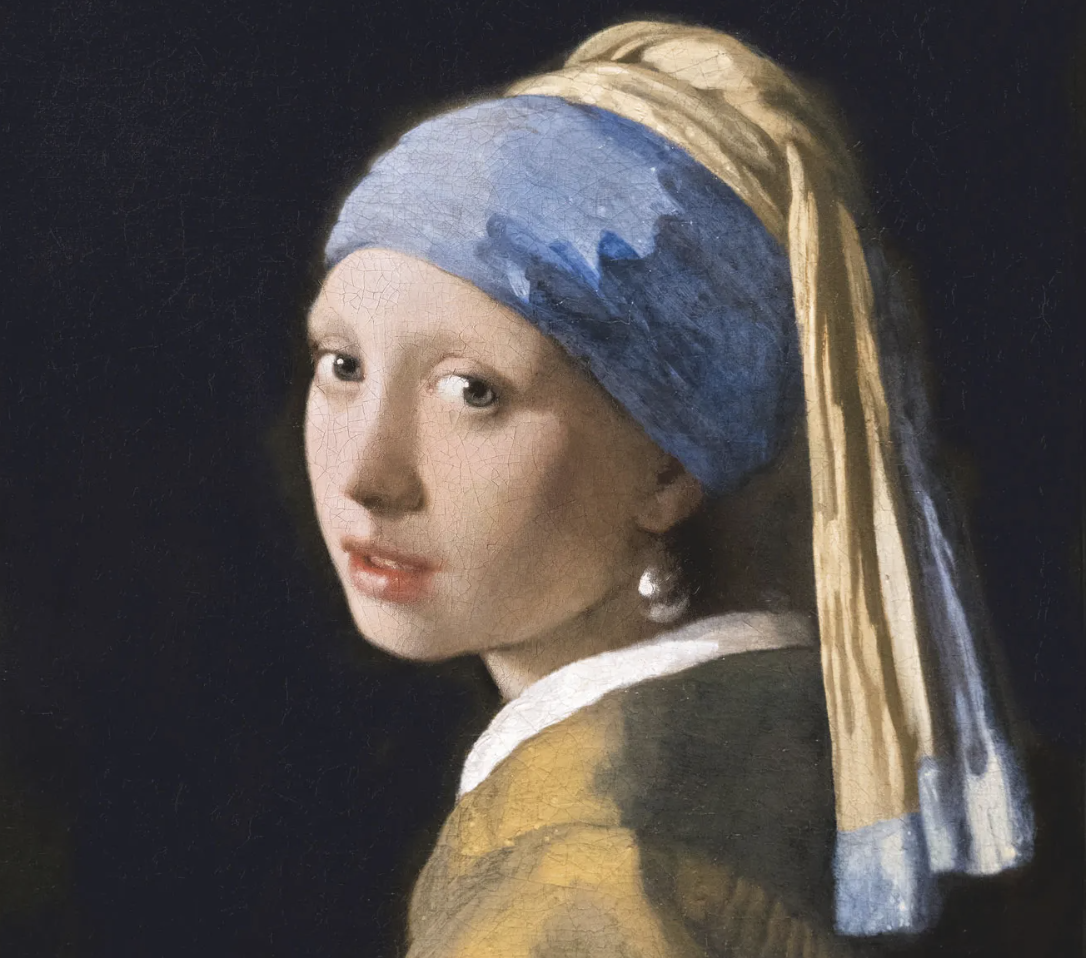 Girl with a Pearl Earring, oil on canvas by Johannes Vermeer