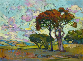 Modern expressionist oil painting landscape by Erin Hanson Modern expressionist oil painting landscape by Erin Hanson