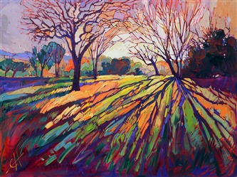 Famous Crystal Light oil painting by American expressionism artist Erin Hanson Famous Crystal Light oil painting by American expressionism artist Erin Hanson