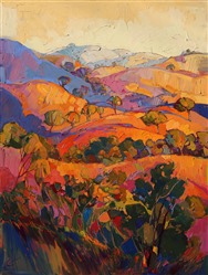 Rambling Pastels, original oil painting of Paso Robles for sale by Erin Hanson Rambling Pastels, original oil painting of Paso Robles for sale by Erin Hanson