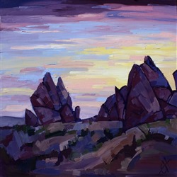 Abstract desert landscape by Erin Hanson Abstract desert landscape by Erin Hanson