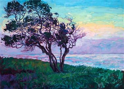 La Jolla Point coastal oil painting by local San Diego artist Erin Hanson La Jolla Point coastal oil painting by local San Diego artist Erin Hanson