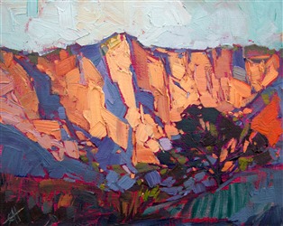 Kolob Canyon original oil painting by Erin Hanson Kolob Canyon original oil painting by Erin Hanson