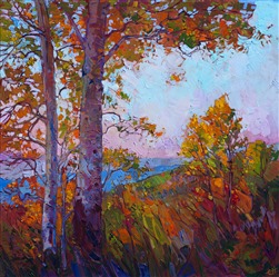 Cedar Breaks National Park in Utah, painted in autumn foliage by landscape painter Erin Hanson Cedar Breaks National Park in Utah, painted in autumn foliage by landscape painter Erin Hanson
