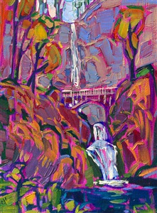 Painting Oregon Falls