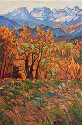 Colorado Rockies oil painting landscape Colorado Rockies oil painting landscape
