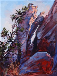 Boulder Dance, original oil painting by Erin Hanson Boulder Dance, original oil painting by Erin Hanson