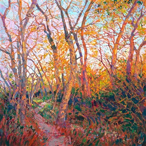 Texas landscape oil painting beautiful outdoors impressionism by Erin Hanson