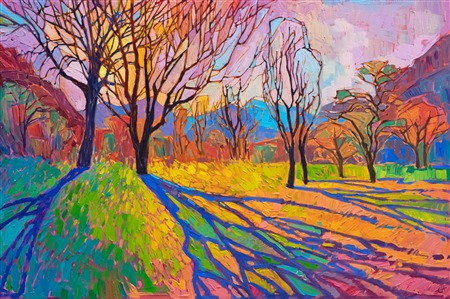 Crystal Light original abstract impressionist landscape by Erin Hanson Crystal Light original abstract impressionist landscape by Erin Hanson