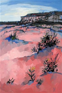 Painting Coral Pink Scrub