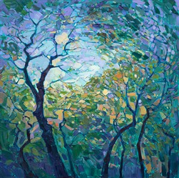 Contemporary expressionist landscape painting of Paso Robles wine country, by Erin Hanson. Contemporary expressionist landscape painting of Paso Robles wine country, by Erin Hanson.