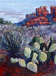 Sedona Scrub, original oil painting by Erin Hanson. Sedona Scrub, original oil painting by Erin Hanson.