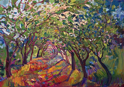 Modern Expressionist painting of Paso Robles by Erin Hanson Modern Expressionist painting of Paso Robles by Erin Hanson