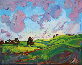 Paso Robles expressionist stylized oil painting by Erin Hanson Paso Robles expressionist stylized oil painting by Erin Hanson