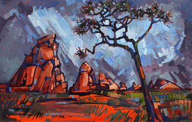 Light in the Sky, original oil painting by Erin Hanson Light in the Sky, original oil painting by Erin Hanson