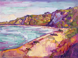 Coastal painting by impressionist painter Erin Hanson Coastal painting by impressionist painter Erin Hanson