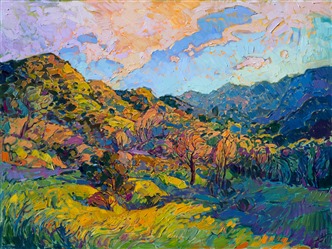 Early California style of painting in contemporary impressionism, by Erin Hanson. Early California style of painting in contemporary impressionism, by Erin Hanson.