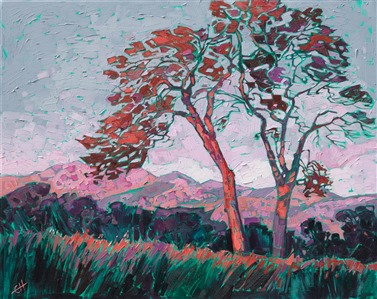 Mariposa wine country oil painting by landscape artist Erin Hanson Mariposa wine country oil painting by landscape artist Erin Hanson