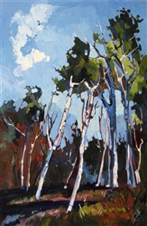 Utah Birches, original oil painting by Erin Hanson Utah Birches, original oil painting by Erin Hanson
