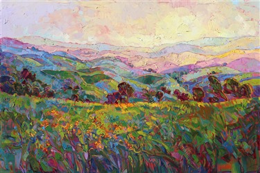 Vivid colorful original oil paintings for sale by modern impressionist Erin Hanson Vivid colorful original oil paintings for sale by modern impressionist Erin Hanson