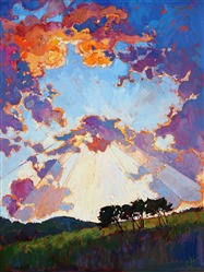Big texas sky oil painting by master impressionism painter Erin Hanson Big texas sky oil painting by master impressionism painter Erin Hanson