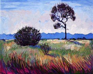 Dramatic California landscape painting of Paso Robles, by Erin Hanson Dramatic California landscape painting of Paso Robles, by Erin Hanson
