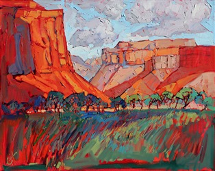 Canyonland National Park, original oil painting in abstract impressionism, by Erin Hanson Canyonland National Park, original oil painting in abstract impressionism, by Erin Hanson