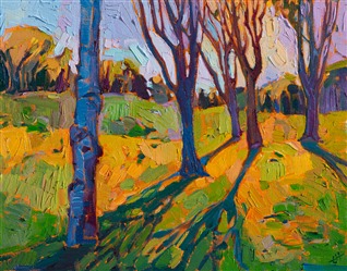 Big Canyon golf course landscape painting, by Erin Hanson. Big Canyon golf course landscape painting, by Erin Hanson.