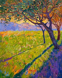 Crystal light mosaic oil painting landscape by California artist Erin Hanson Crystal light mosaic oil painting landscape by California artist Erin Hanson