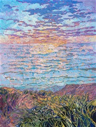 Torrey Pines seascape oil painting by local impressionist artist and oil painter Erin Hanson Torrey Pines seascape oil painting by local impressionist artist and oil painter Erin Hanson