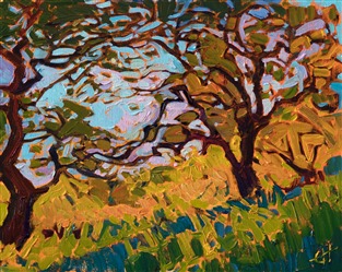 Paso Robles wine country painting by Erin Hanson Paso Robles wine country painting by Erin Hanson