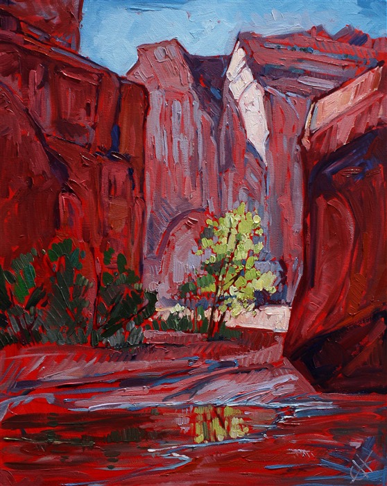 Canyon de Chelly original oil painting by Erin Hanson