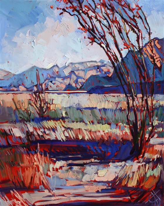 Borrego Springs oil painting by Erin Hanson
