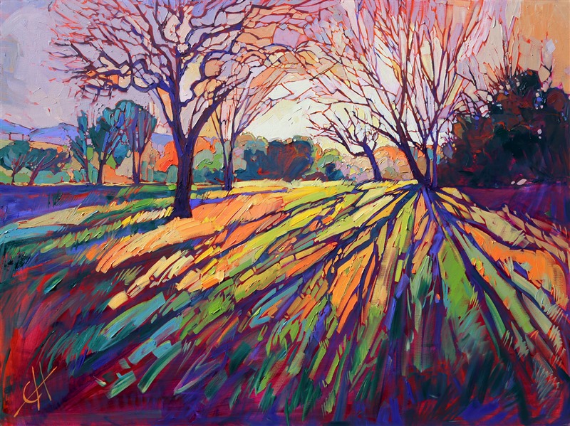 Famous Crystal Light oil painting by American expressionism artist Erin Hanson