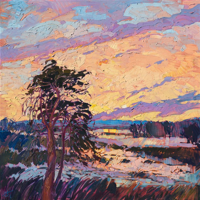 California impressionist oil painting by Erin Hanson